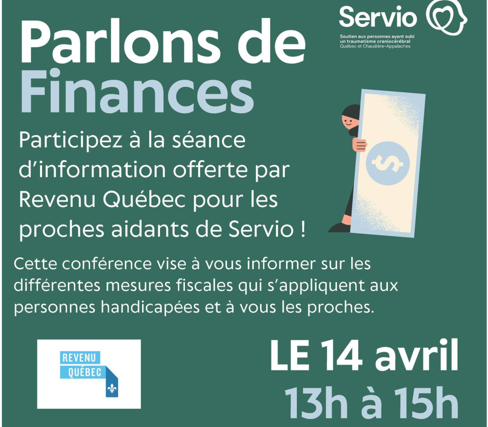 Proches aidants :Rencontre virtuelle finances  [CS8-D3-RS]  (Printemps 2026)